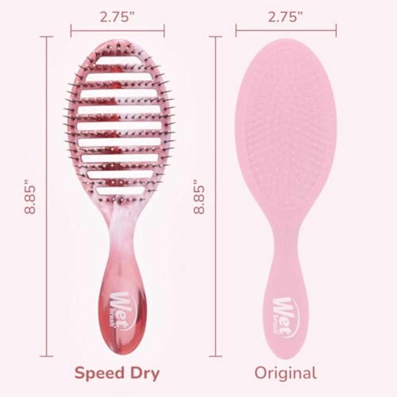 Wet Brush WetBrush(ウェットブラシ) スピードドライ スウィートシーグラス ピンク 1個