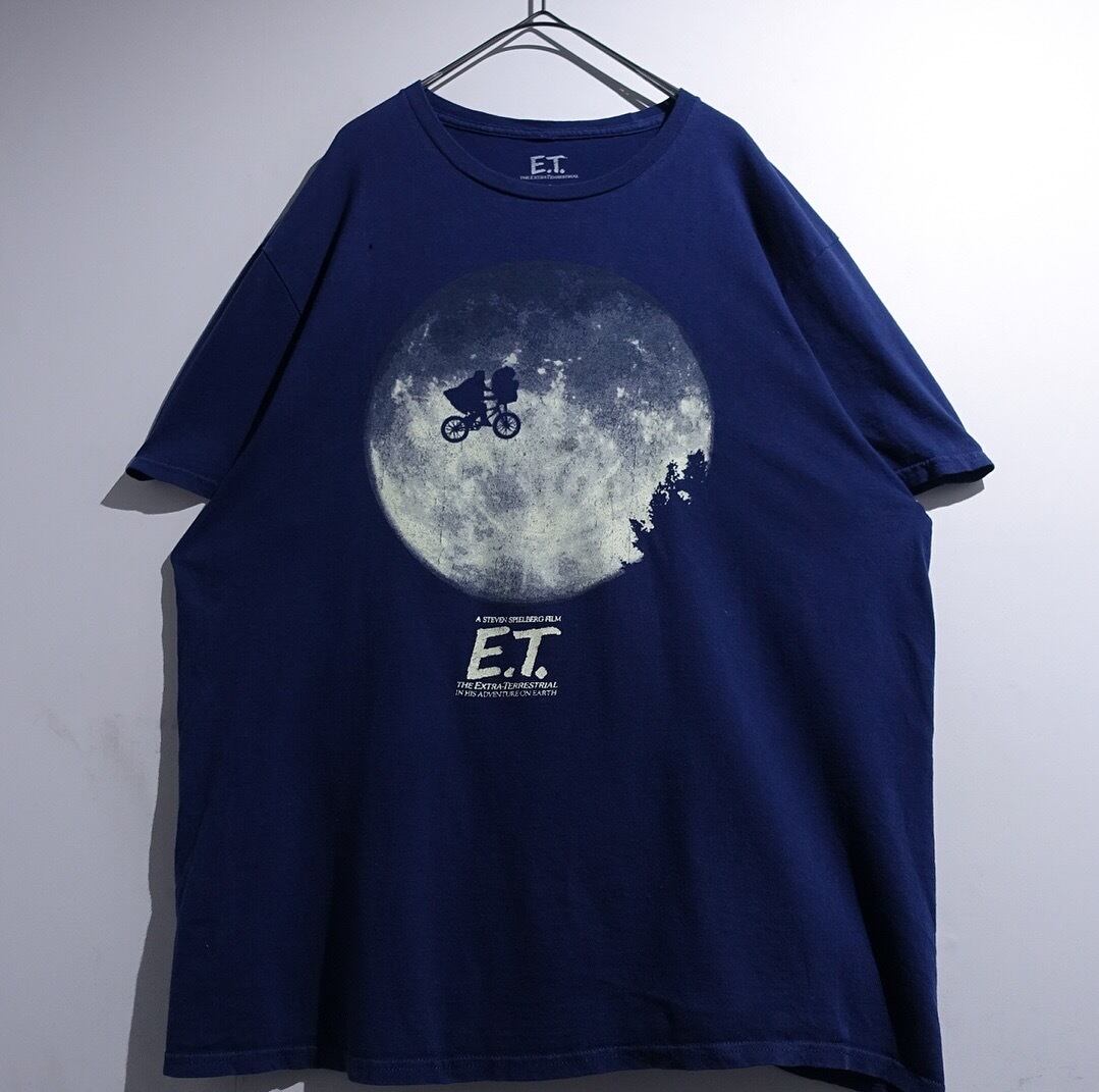 "E.T." Navy Print Design Movie T-Shirt