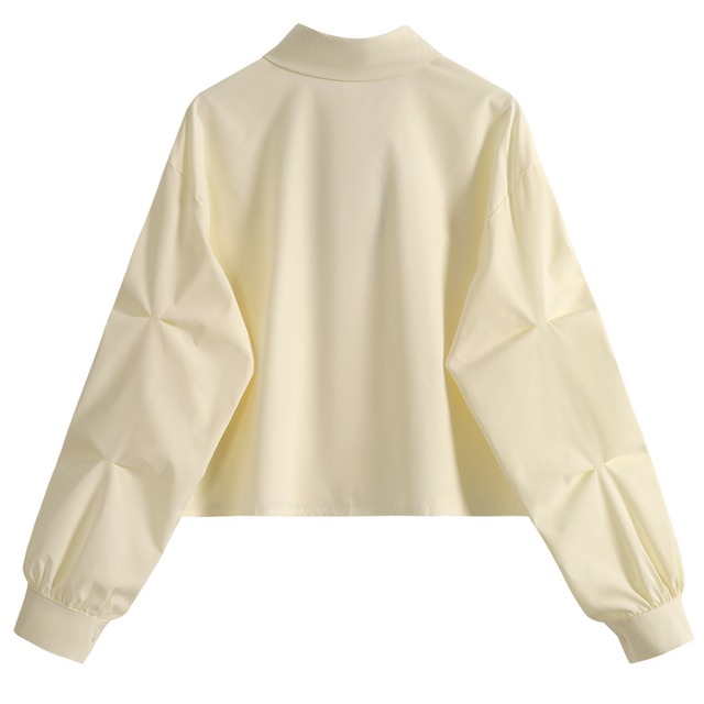 knit vest layered shirt L0107