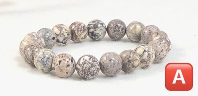 ワイルドホース ブレスレット ホワイトバッファロー 天然石 パワーストーン アメリカ アリゾナ産 約10ミリ PETORA