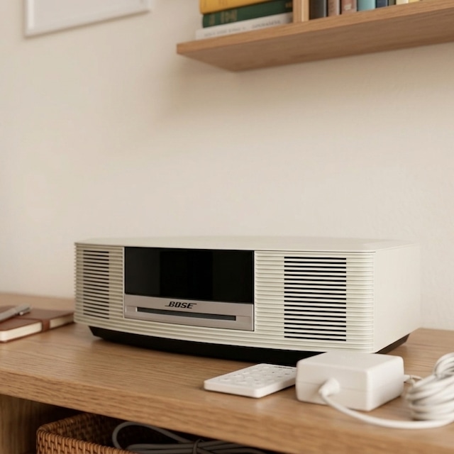 完動品/除菌済】Bose Wave music system AWRCCC プラチナムホワイト 完動品/除菌済】Bose Wave music system AWRCCC プラチナムホワイト