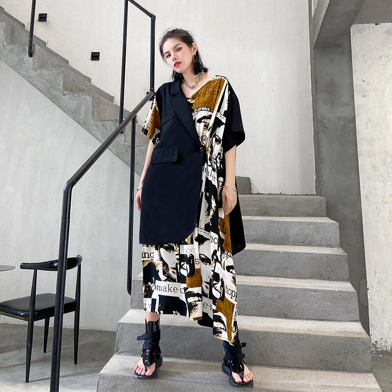 ドレス スプリングサマースタイルスカート レディース 春物 夏物 ステッチ ラブタオタオダレンハウス23693287599