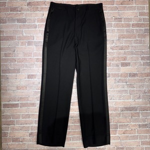 1950s WOOL SIDE LINE SLACKS BLACK