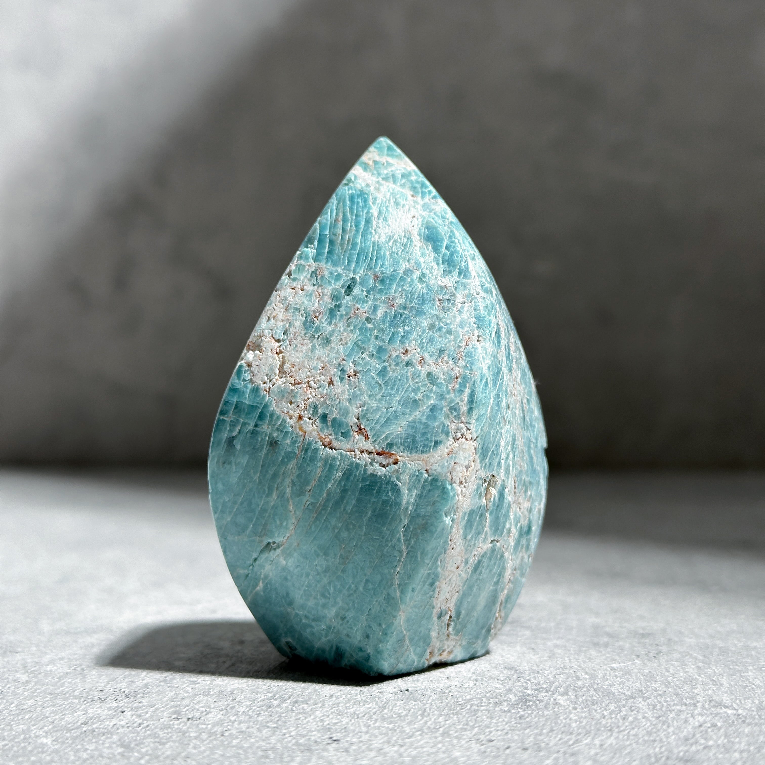ブルーアパタイト フレイム型 31◇ Blue Apatite ◇ 天然石・鉱物