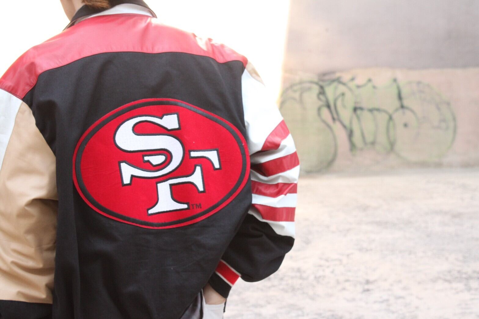 90s JEFF HAMILTON NFL SF Stadium Jamper