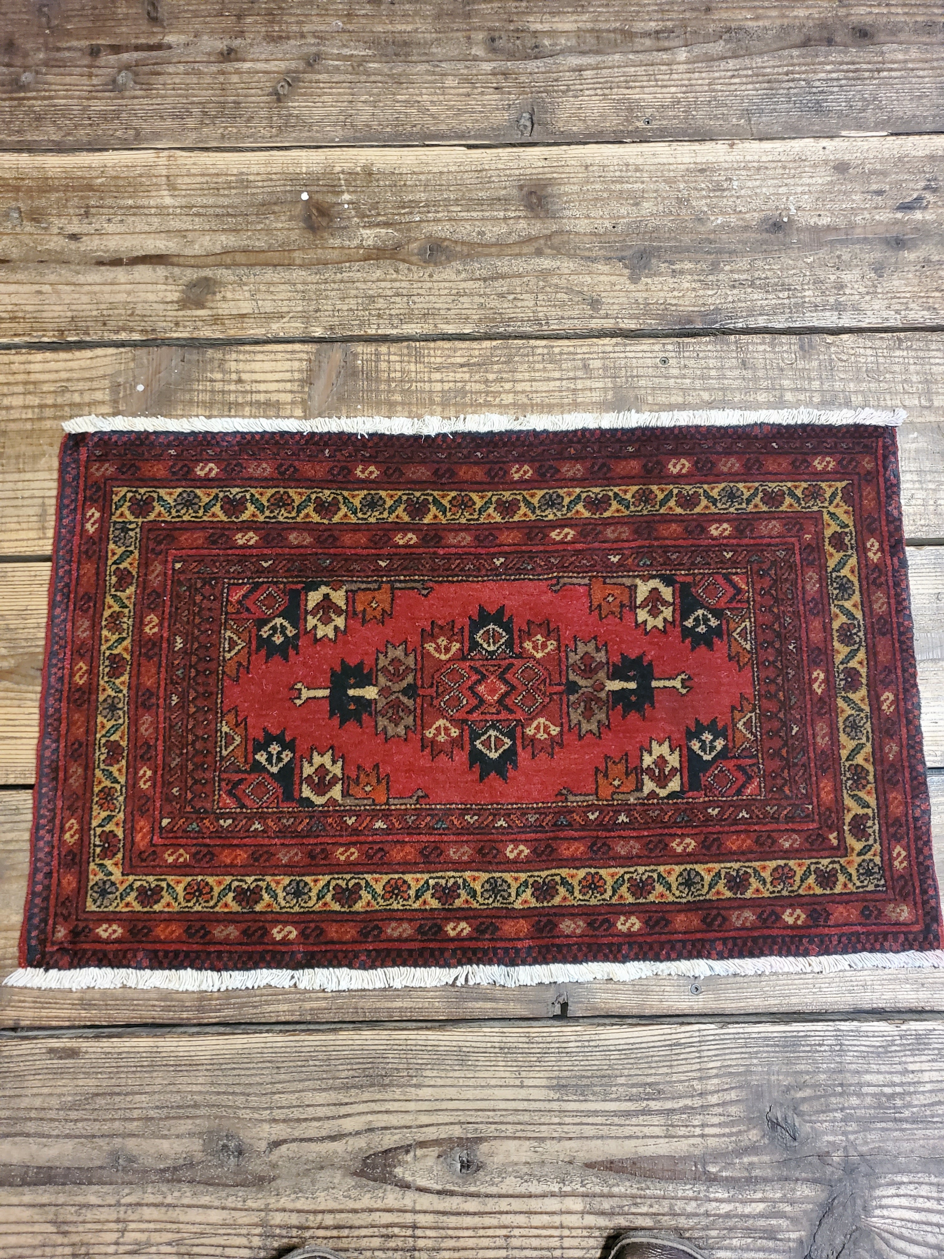 5. ギャッべ 90 ギャッベ（ギャベ） 53×40cm｜ギャッベ｜ペルシャ絨毯の