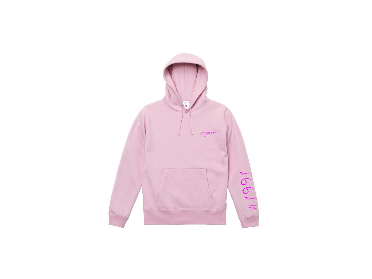 1991 pop color hoodie (PNK/PUR)