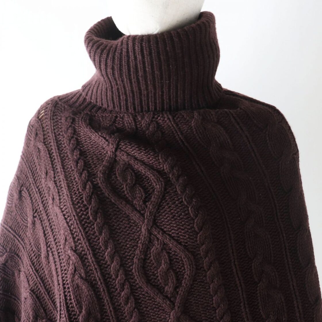 極美品◎伊製 LoroPiana ロロピアーナ レディース カシミヤ100 