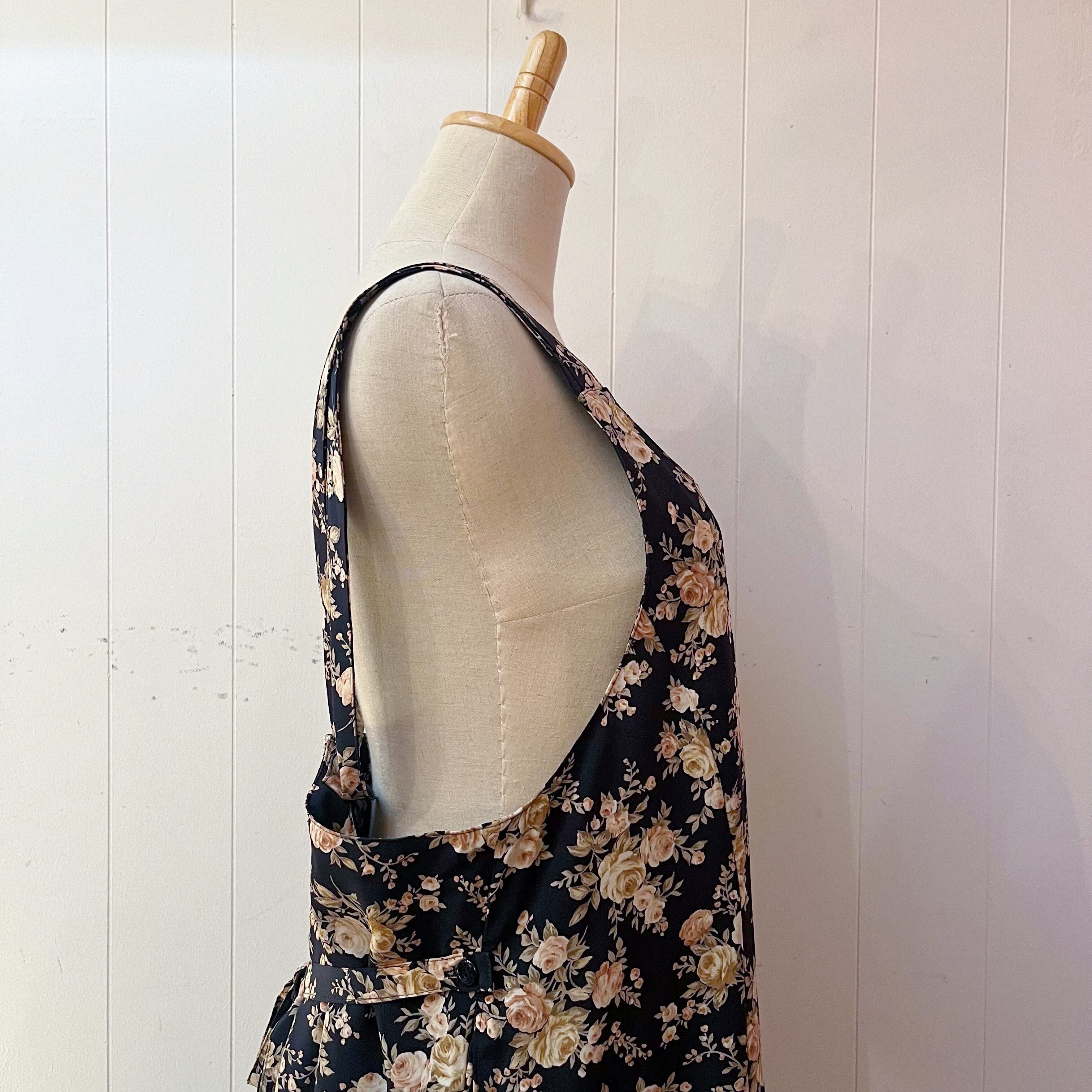 rose double ribbon jumper skirt