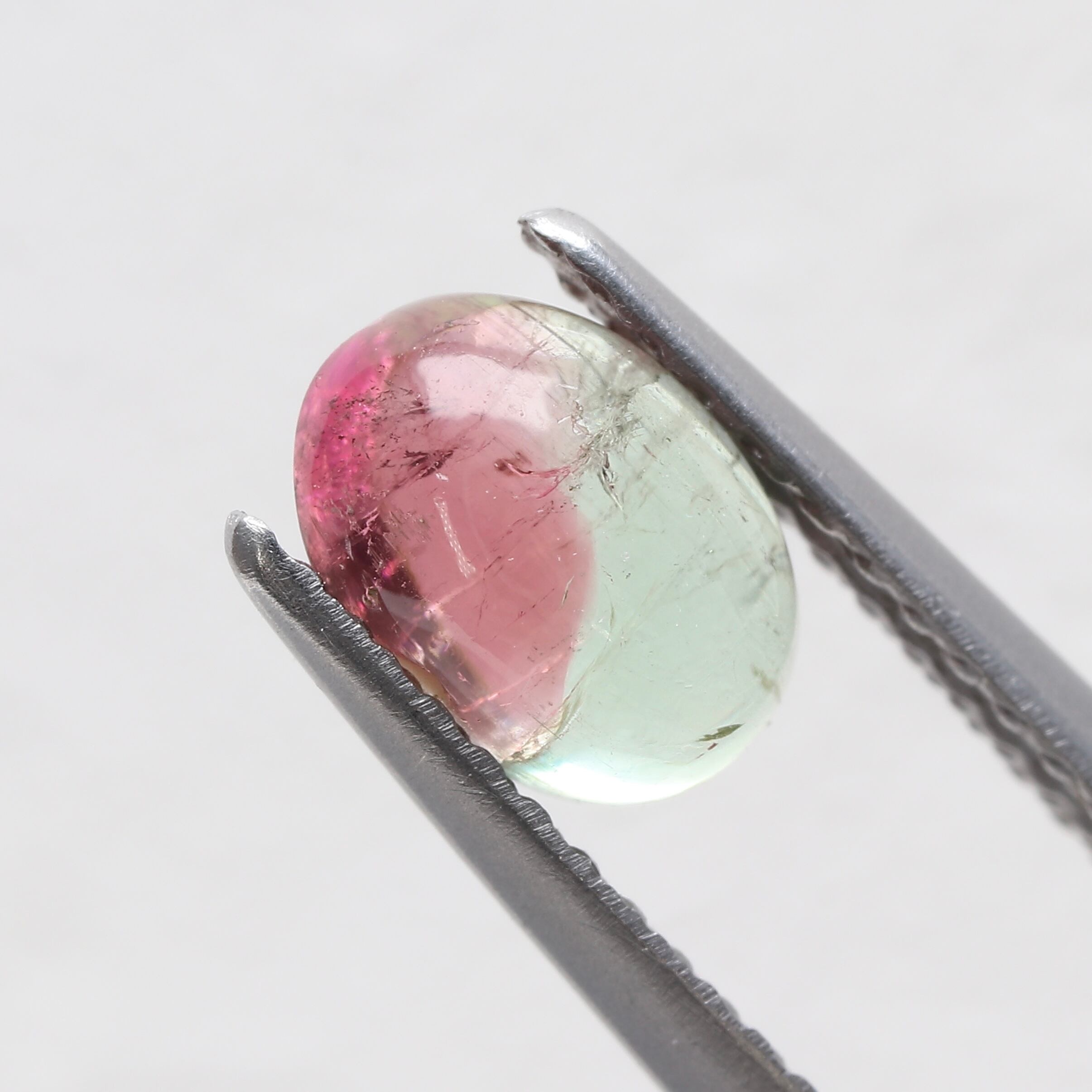 バイカラートルマリン 1.02ct カボション | 色石堂