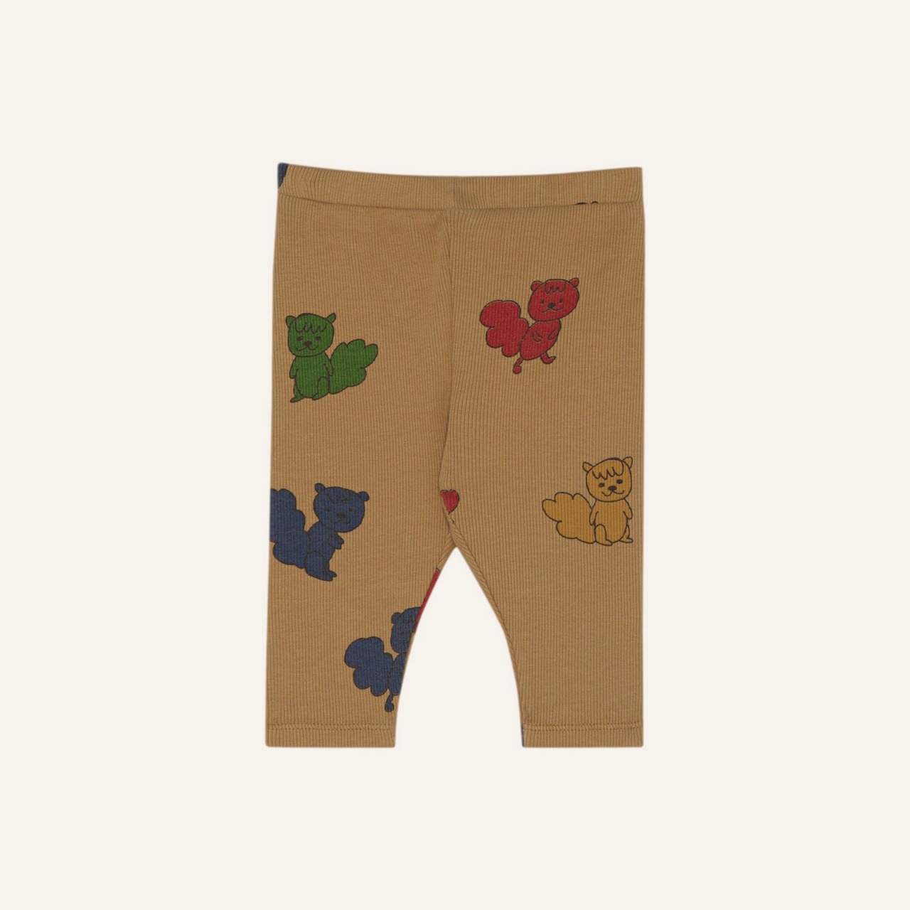 the campamento/Multicolor Squirrels Baby Leggings