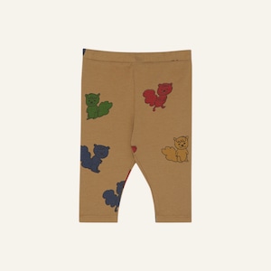 the campamento/Multicolor Squirrels Baby Leggings
