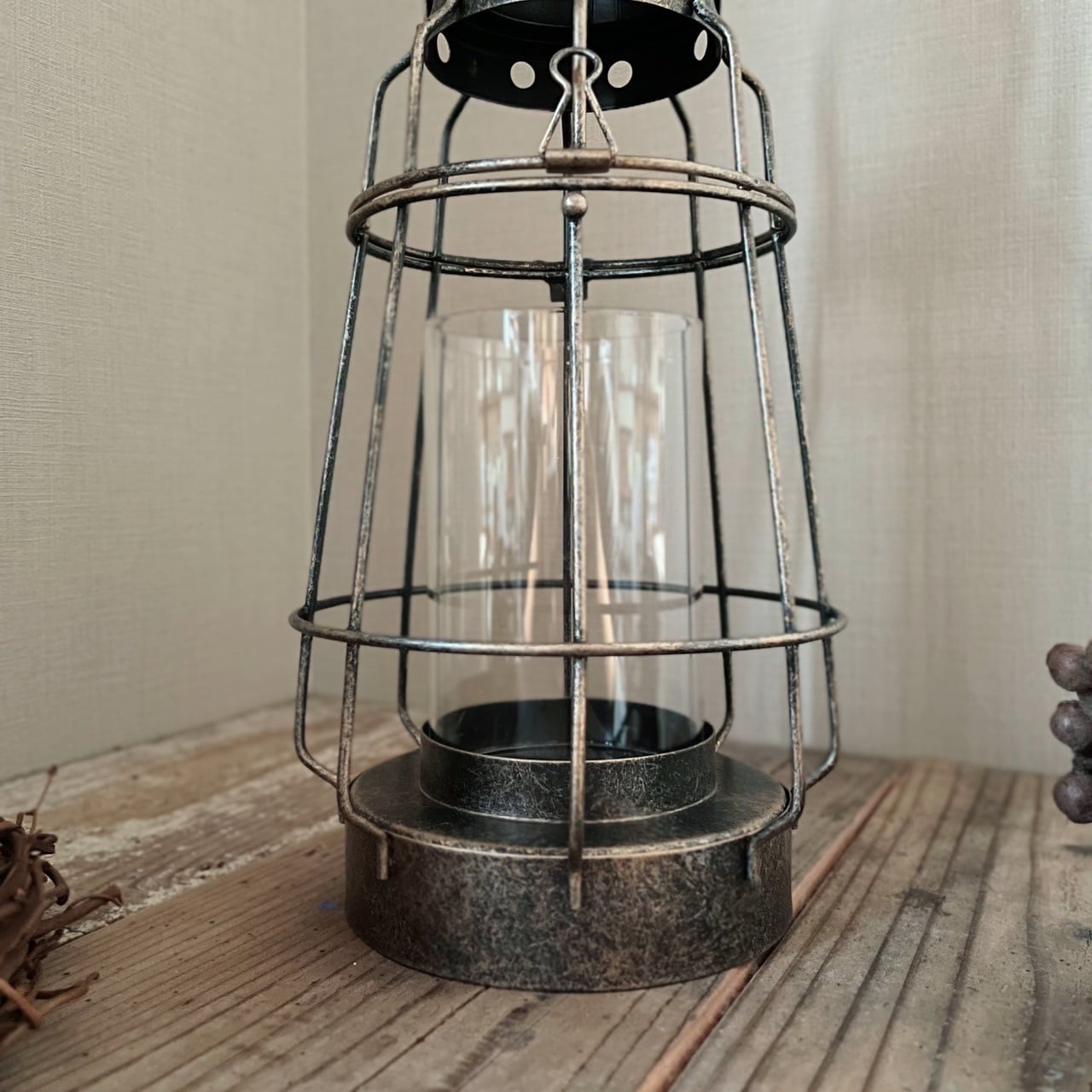 トゥルム ランタン｜アイアン インテリア キャンドルスタンド