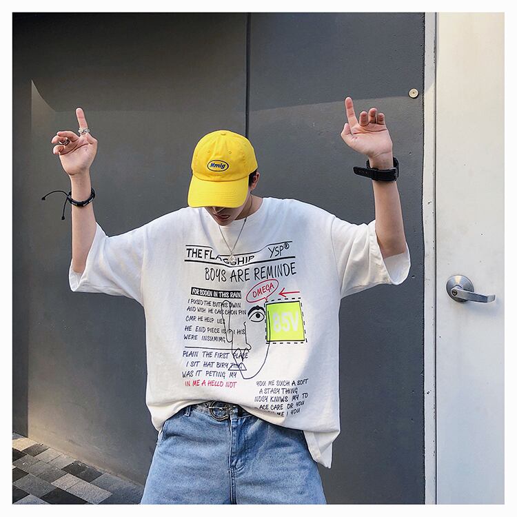 全3色 Tシャツ カットソー プリント カジュアル おしゃれ