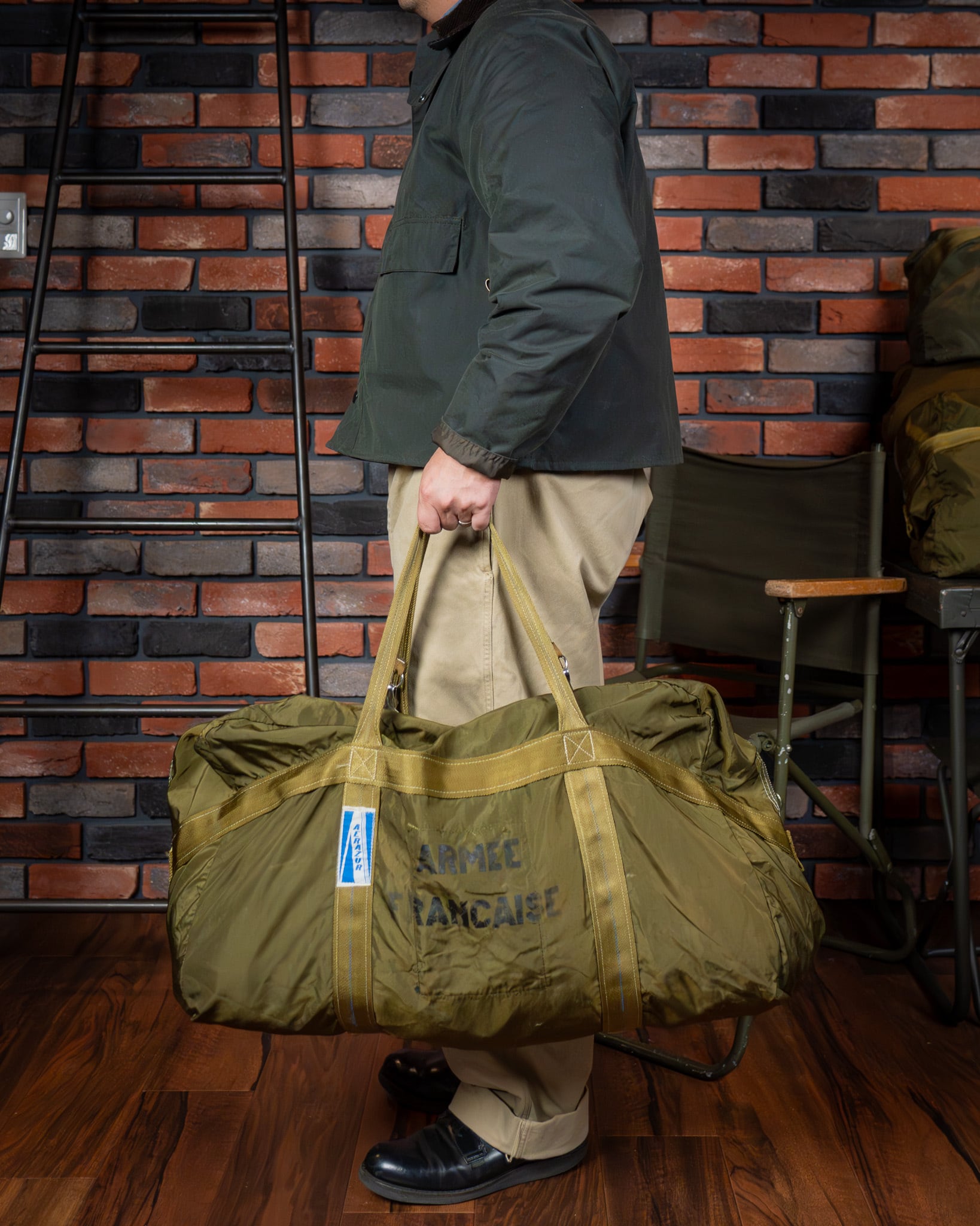 French Air Force 80-90s Paratrooper Bag 65L フランス空軍