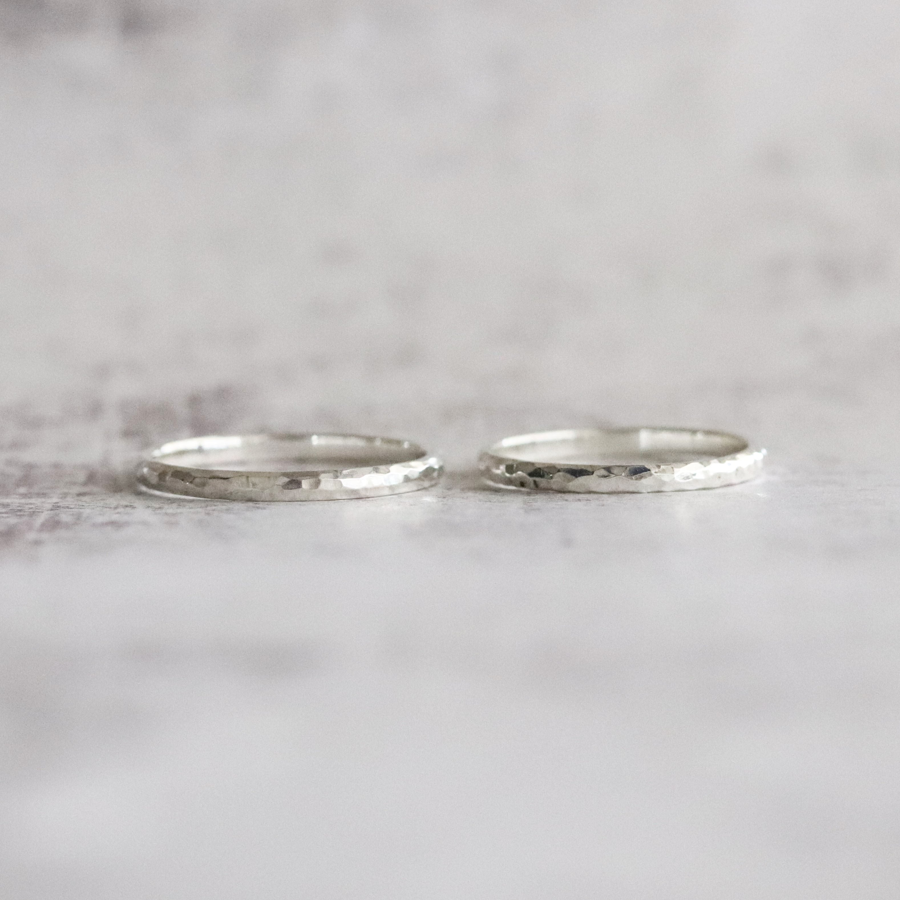 ゆるり　ざらざら槌目の甲丸リング 楽天市場】槌目 甲丸 シルバーリング 7.5〜29号 指輪 メンズ