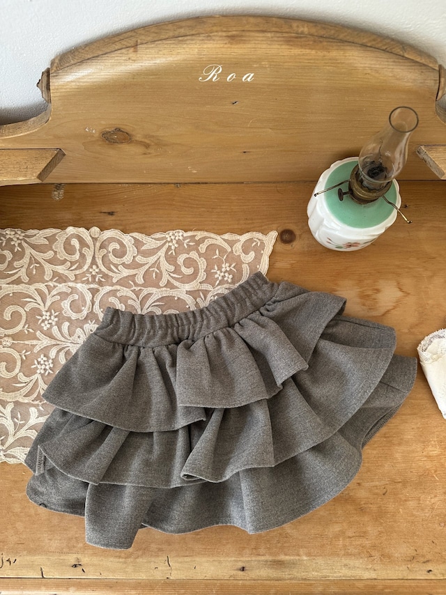 ラスト1 black M【即納】<Roa>  Lily skirt