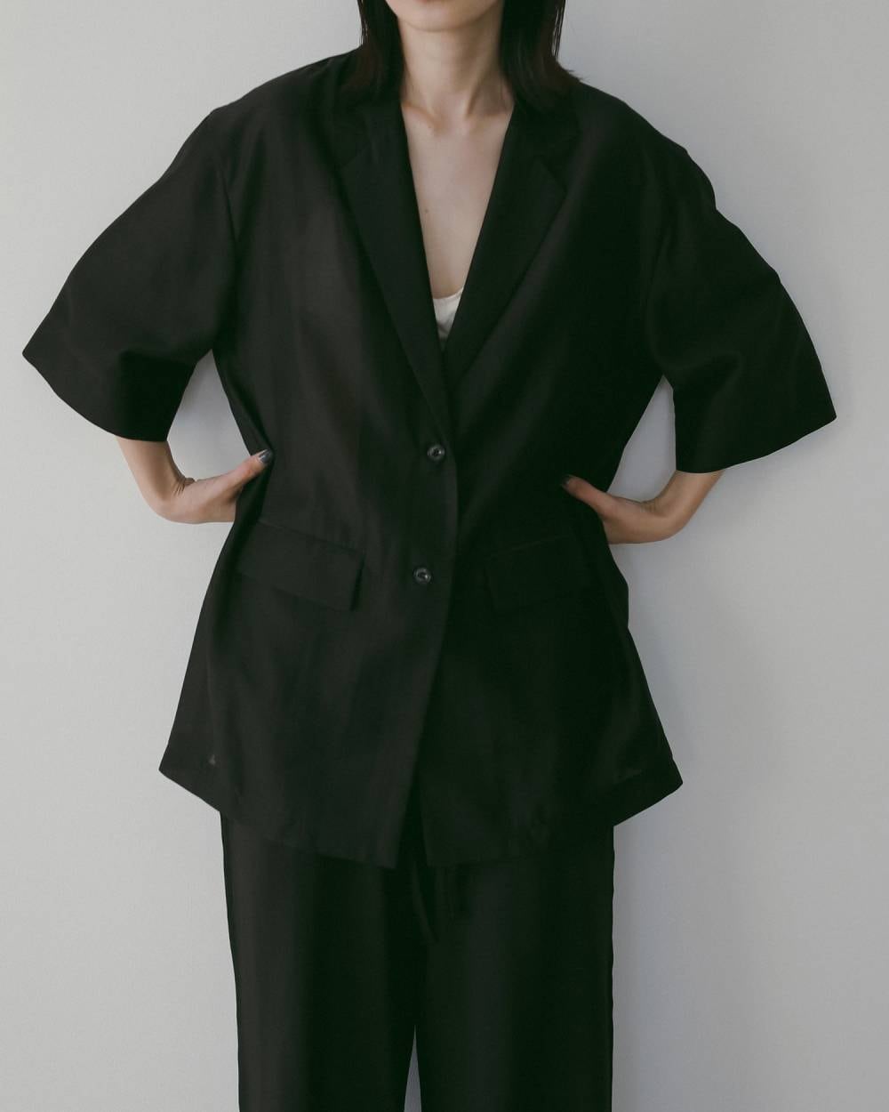 ànuke／Sheer Halfsleeve Jacket | polne