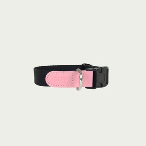 【予約】[ GOPE ] Picture Dog Collar｜Pink × Black
