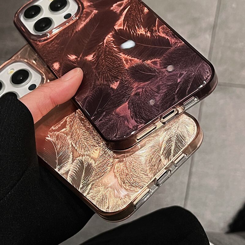 新品 iPhone15 Pro Maxケース フェザー iPhone15 Proケース