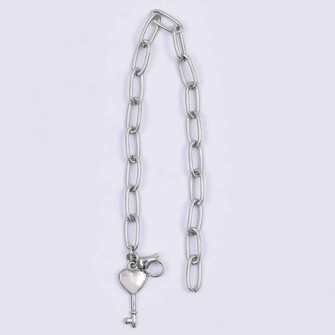 キーハートチェーンブレスレット | VOLCAN&APHRODITE