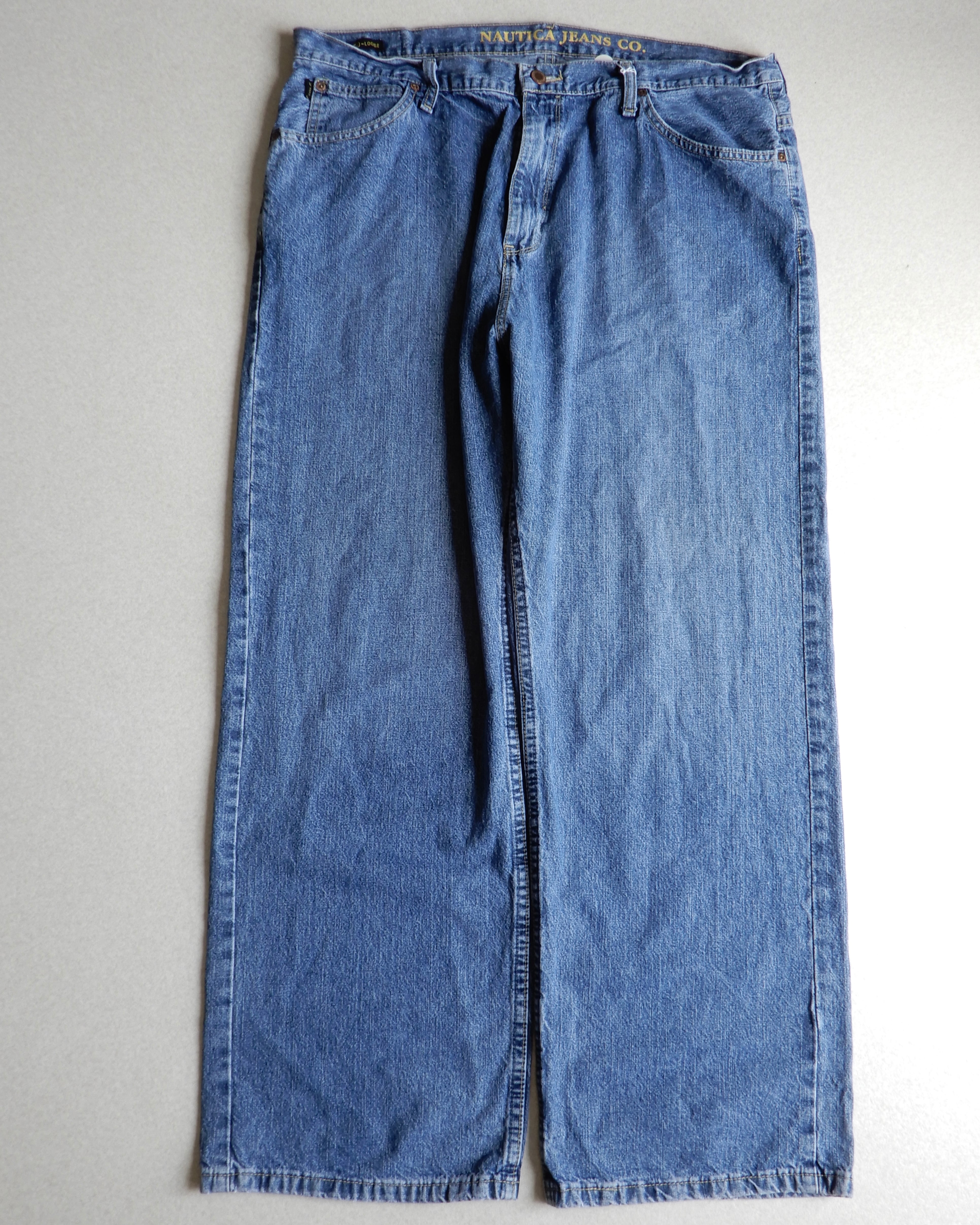 00s old navy super wide linen pants / オールドネイビー 極太リネン