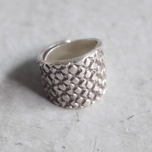 “KAREN” Handmade Abstract Art Design Ring GENUINE SILVER