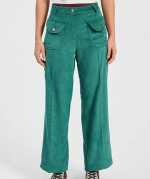 VILAGALLO グリーンコーデュロイポケットポイントパンツ SPAIN:VIL33807¥27.000＋tax