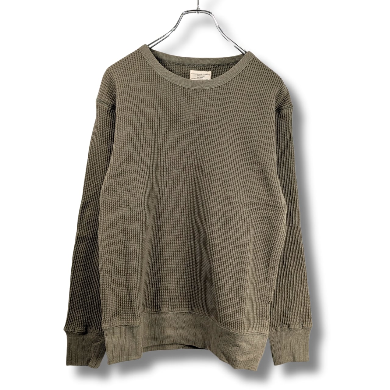 サーマルトップス 新品 カーキ グリーン インナー AM174