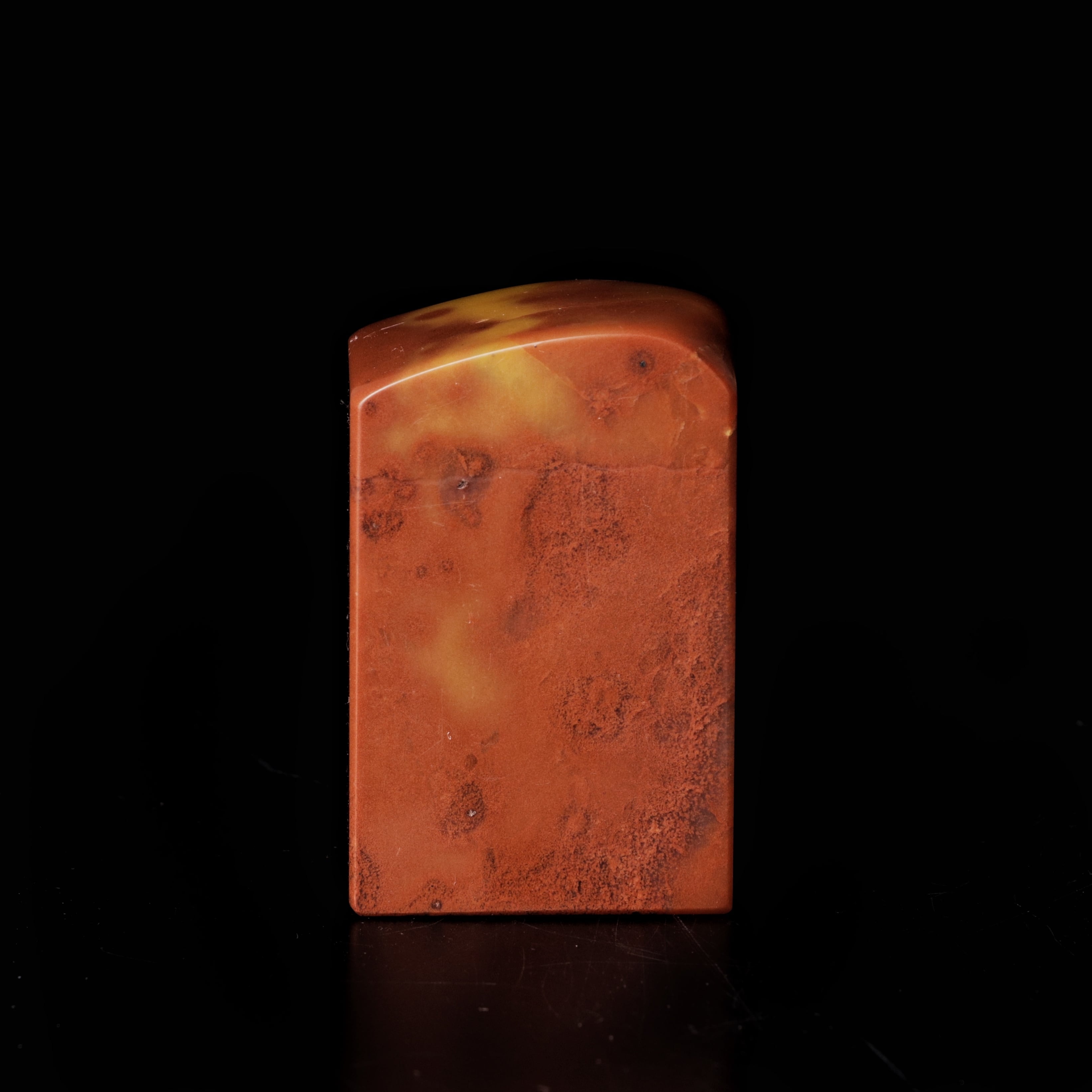 ラオス石 貔貅 古獣 桃花 35mm 大材 印材 篆刻 落款 雅号 書道 日展