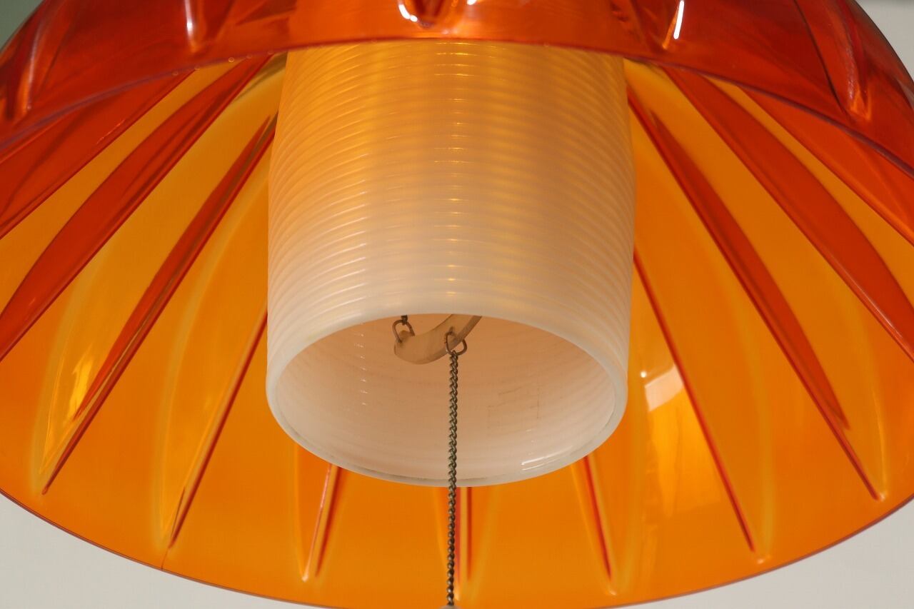 レトロ ポップ ペンダントライト ランプ 照明 シェード プラスチック