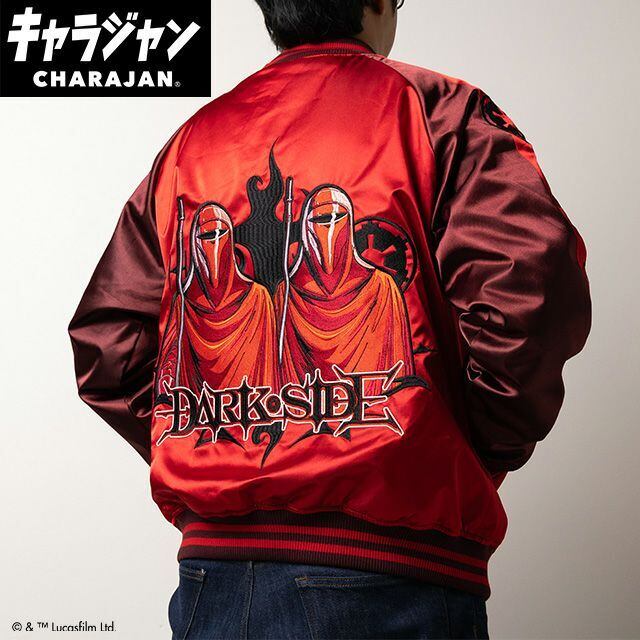 キャラジャン】 ディズニー ミニー レッドガール スカジャン（Lサイズ