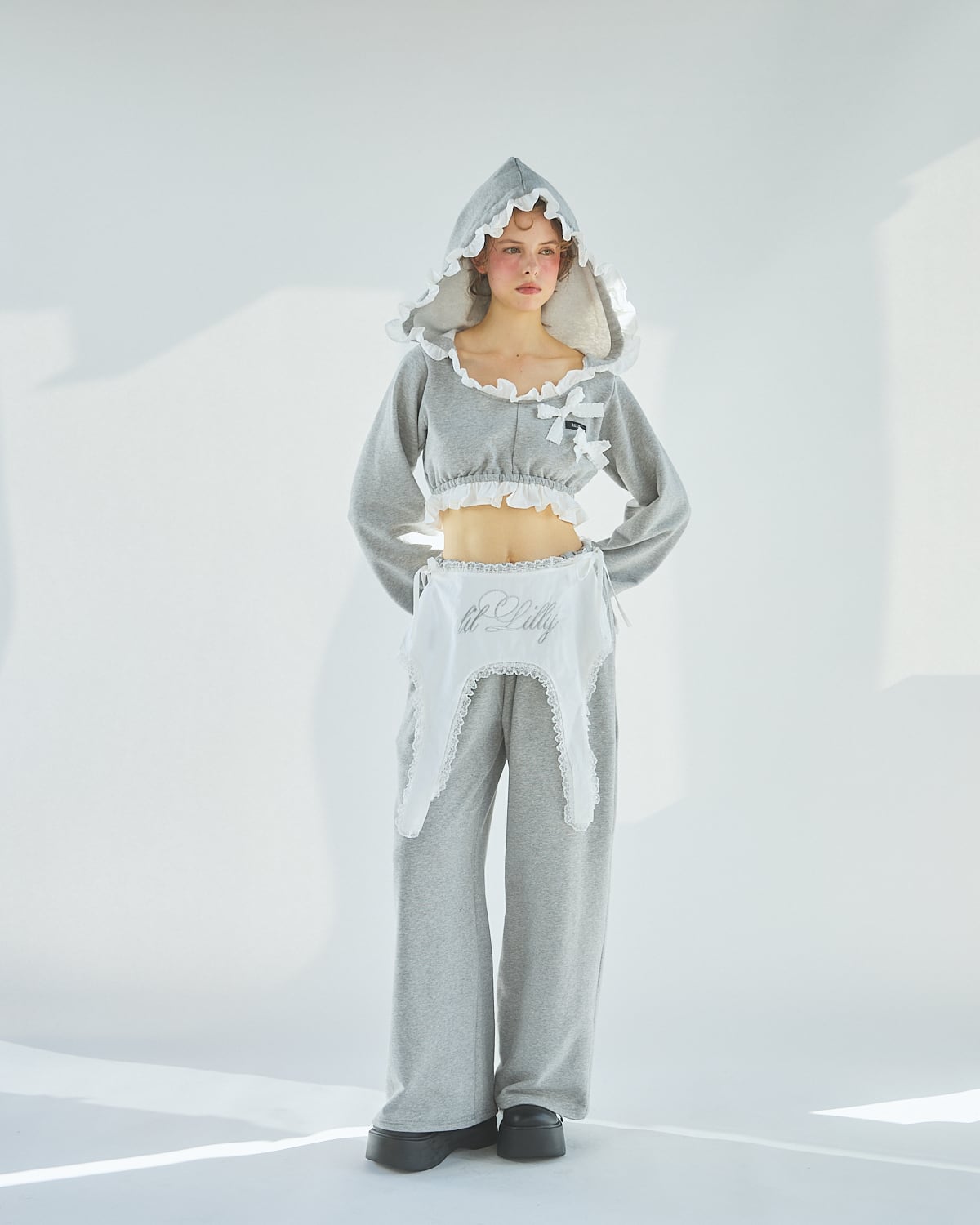 S/S フリルスウェットパーカー | lilLilly official webstore