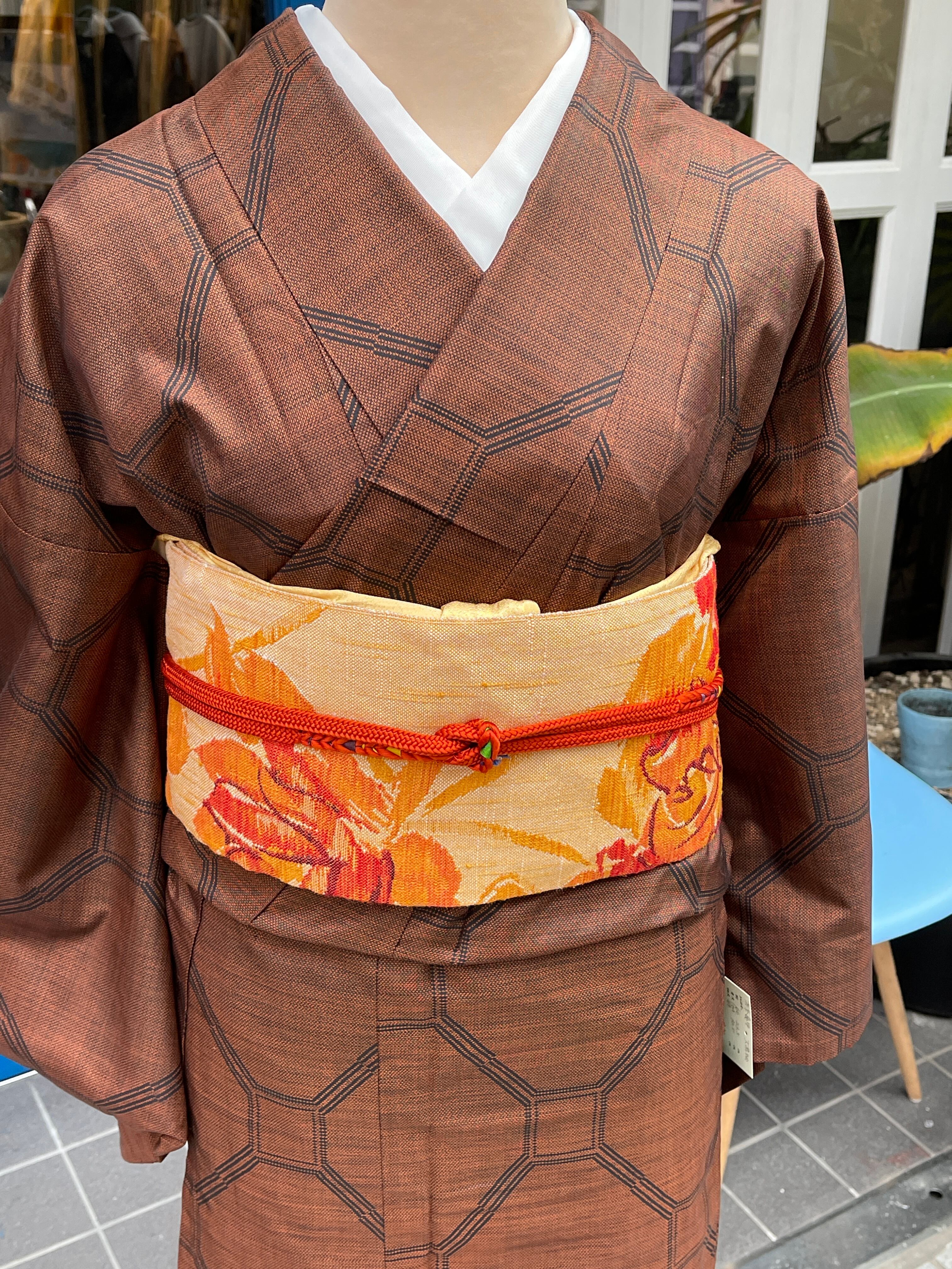 アンティーク着物 侘びすけ wabisuke モダン おしゃれな着物コーデ