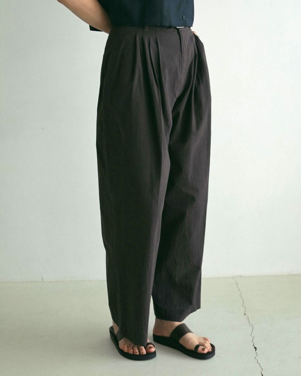 【新品】anuke Check Tuck Pants anuke 】Check Tuck Pants | valance 福井｜レディース セレクト