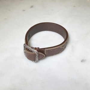 BOTTEGA VENETA metal buckle bracelet with chain
