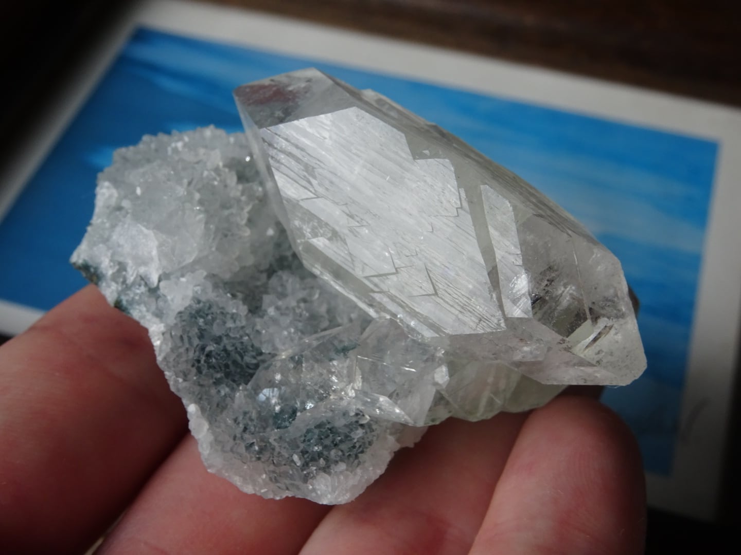 インド産アポフィライト＆カルセドニー | 虹石屋