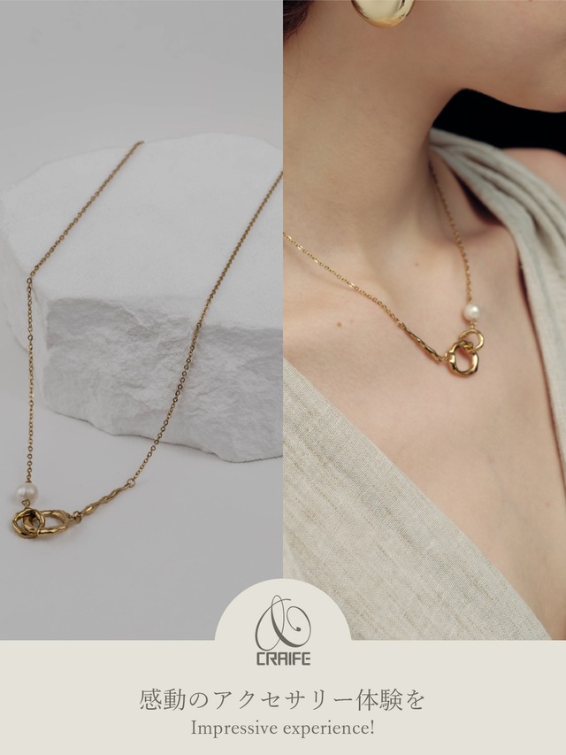 Necklace -Gold-