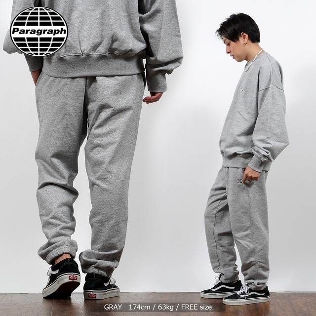 Paragraph Cotton Set Up Pants パラグラフ スウェットパンツ パンツ ブランド 正規品 メンズ レディース ボトム ボトムス ヘビーウェイト 綿100 セットアップ 可能 韓国ファッション 春 春服 春夏 人気 ストリート系 カジュアル おしゃれ 韓国 服 大人 ストリート