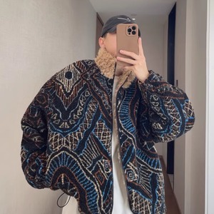 Vintage-Style Fleece Jacket(FD113)