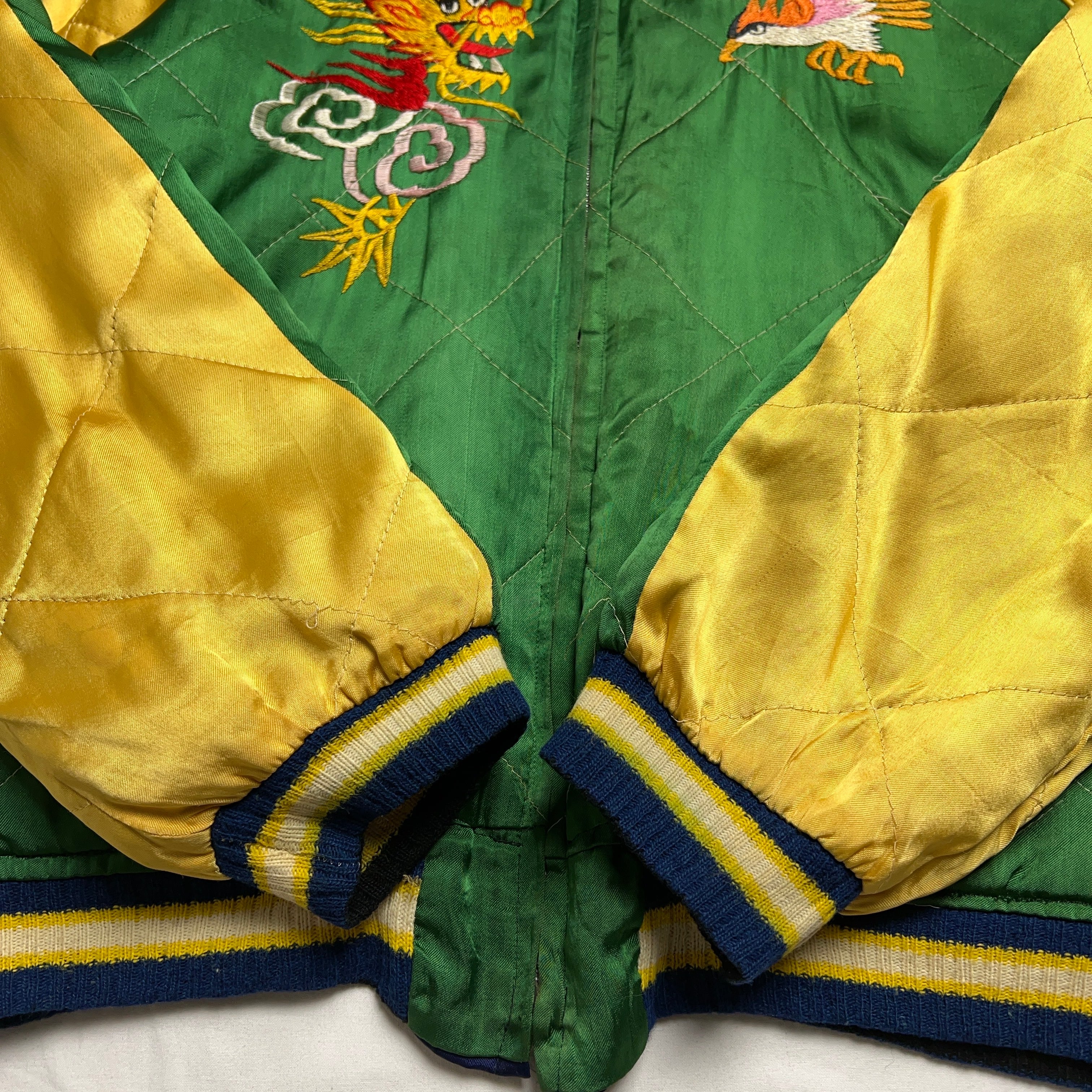1950's SUKAJAN Souvenir Jacket 50年代 スカジャン 虎 鷲 鷹 龍
