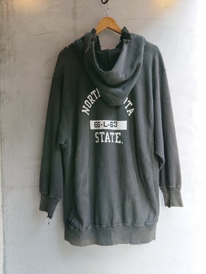 JACKSON MATISSE "HALF-ZIP HOODIE HARD DAMAGE SWEAT SHIRTS"