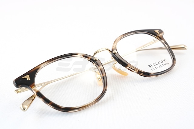 【松村北斗さん着用】BJ CLASSIC メガネ COM-563NT C-30-1 ウェリントン コンビ セルロイド チタン クラシカル BJクラシック 鯖江 日本製 正規品-4枚目