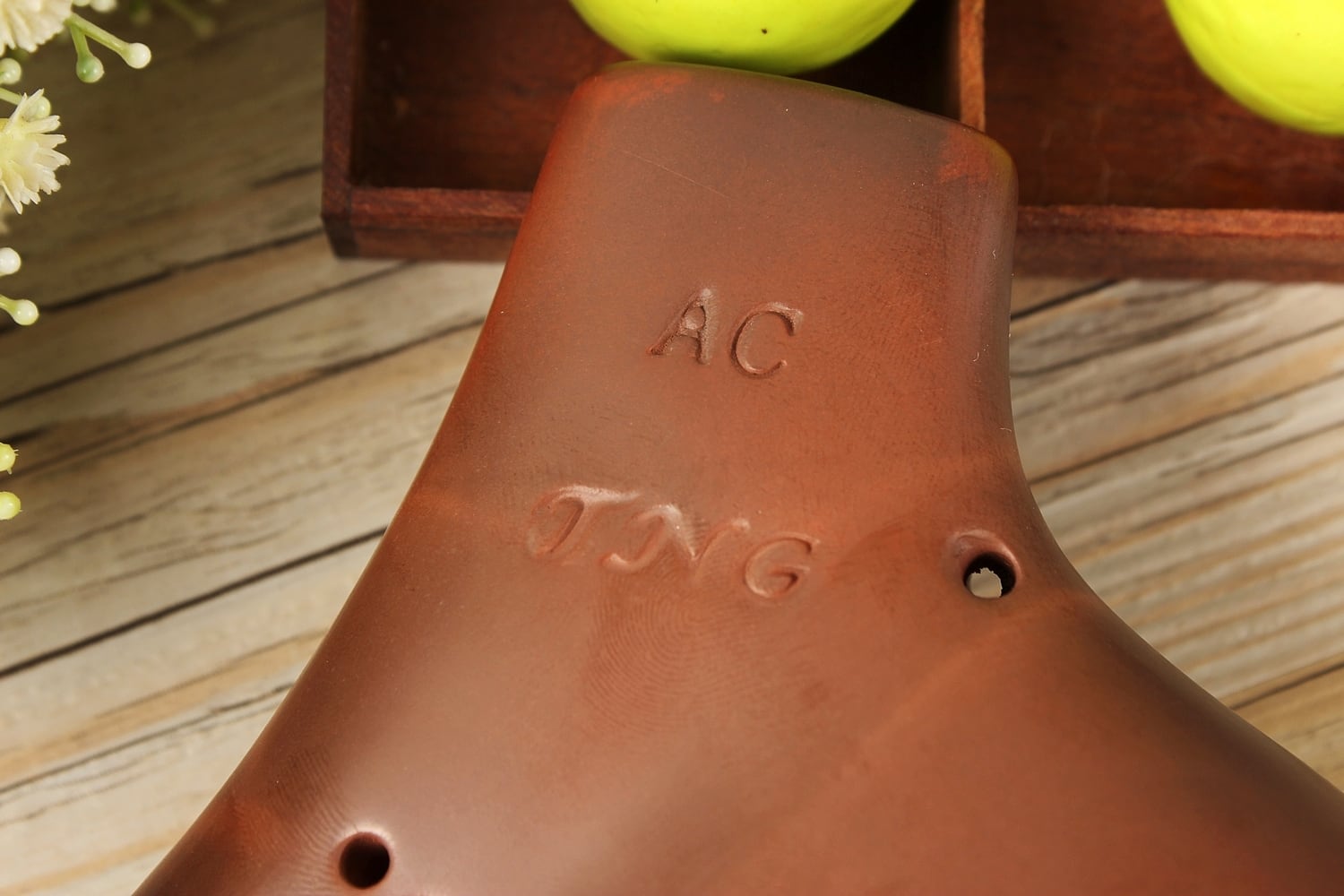 TNG オカリナ 楽器 [ ダブル/アルト/ブラウン ] 高級 C管 AC 複数管