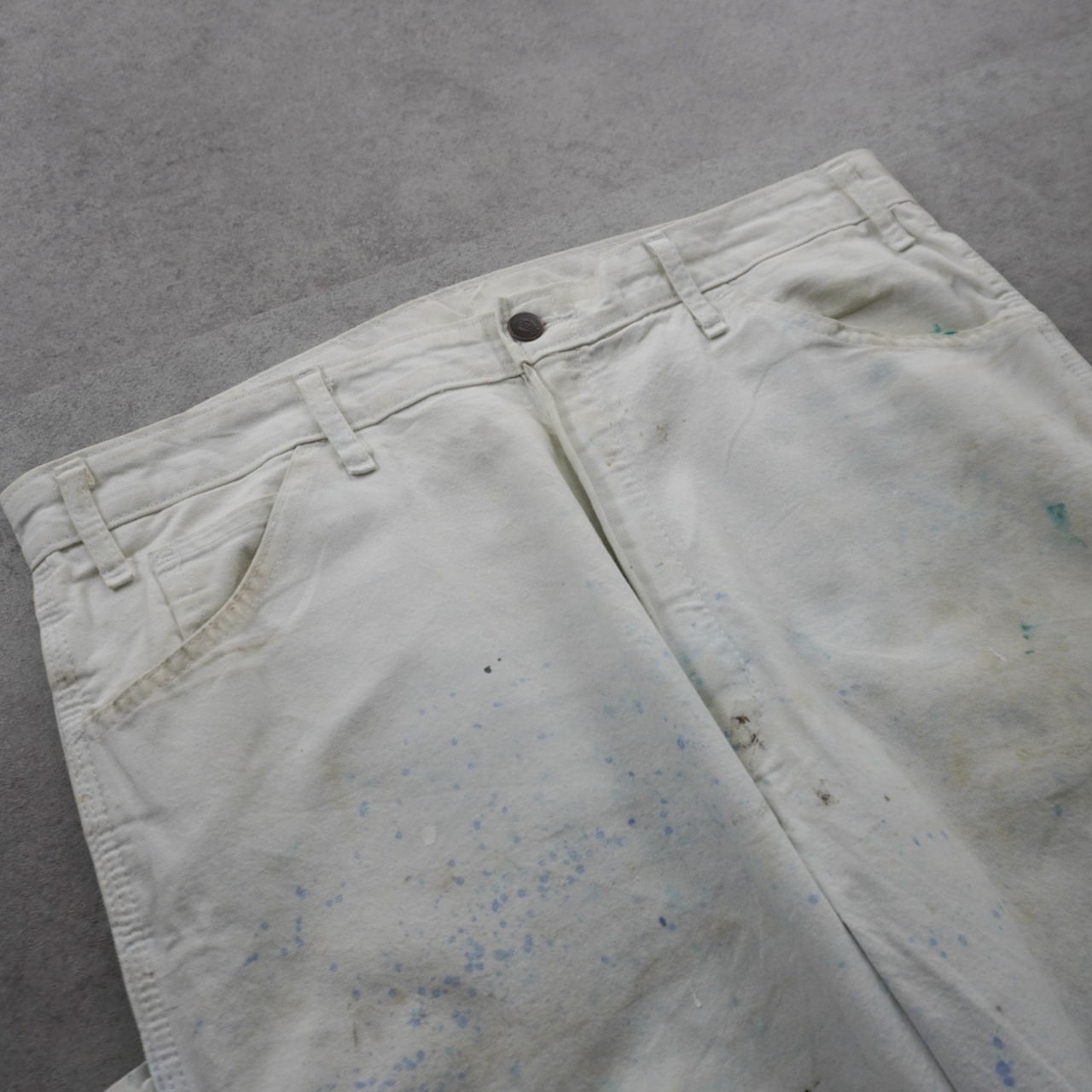 Dickies Sherwin-Williams white painter pants [W36L29.5相当] 古着 - 4