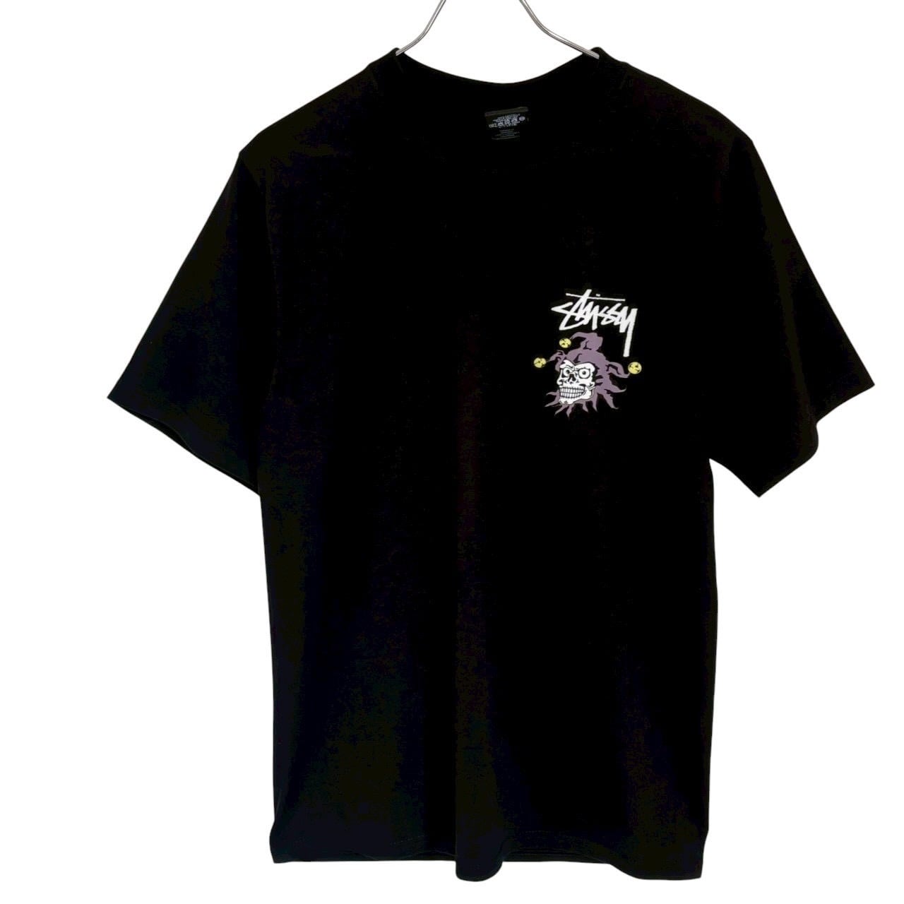 stussy ステューシー Tシャツ S バックロゴ プリント ピエロ | 古着屋