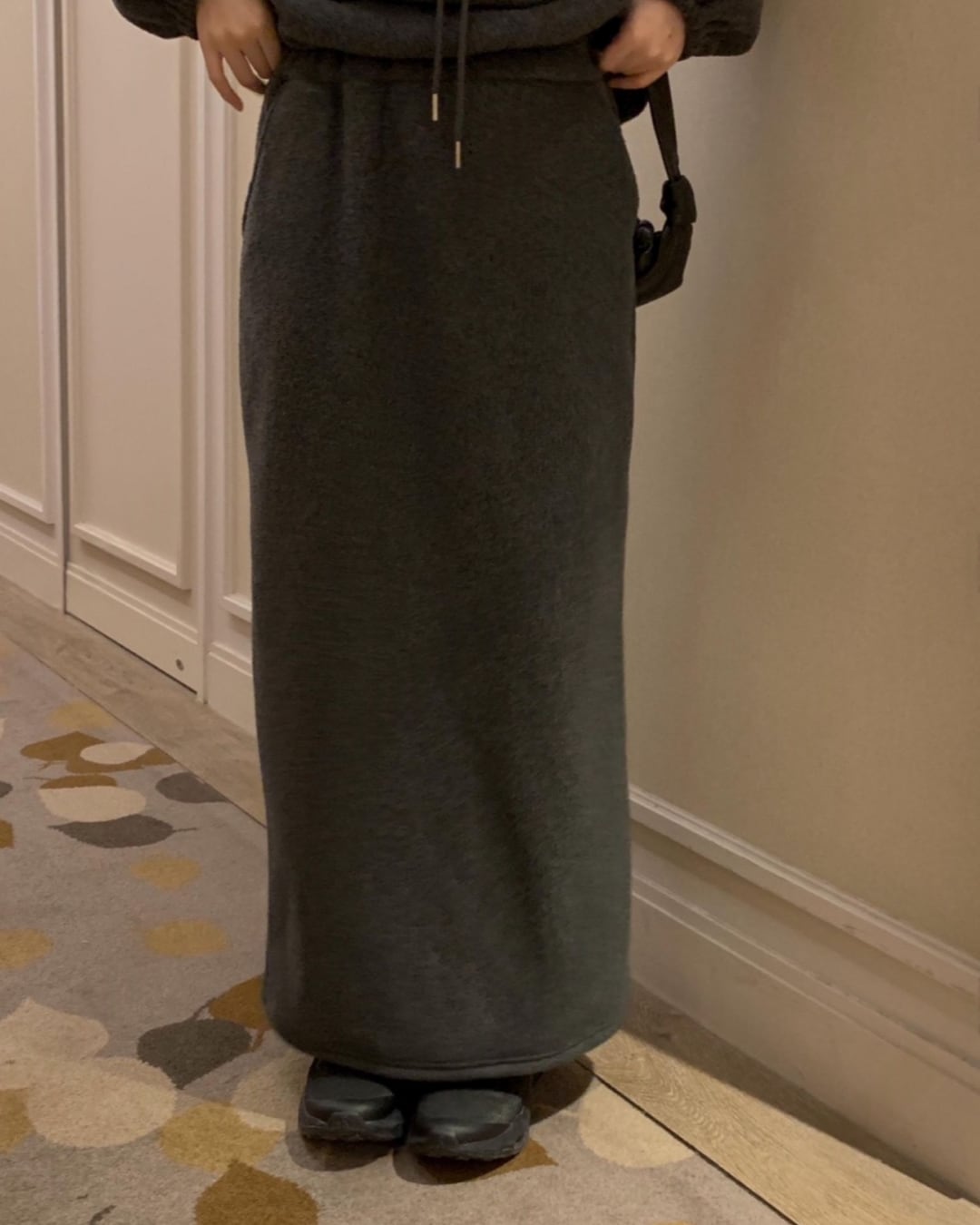 フリースロングスカート