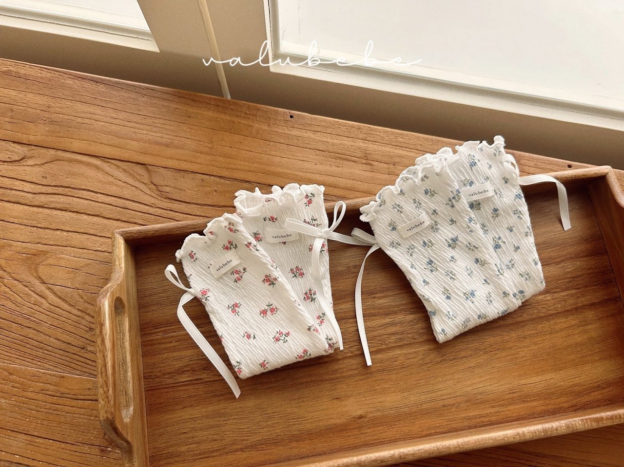 [valubebe] Floral ribbon lint roller / [벨루베베] 플로랄리본돌돌이