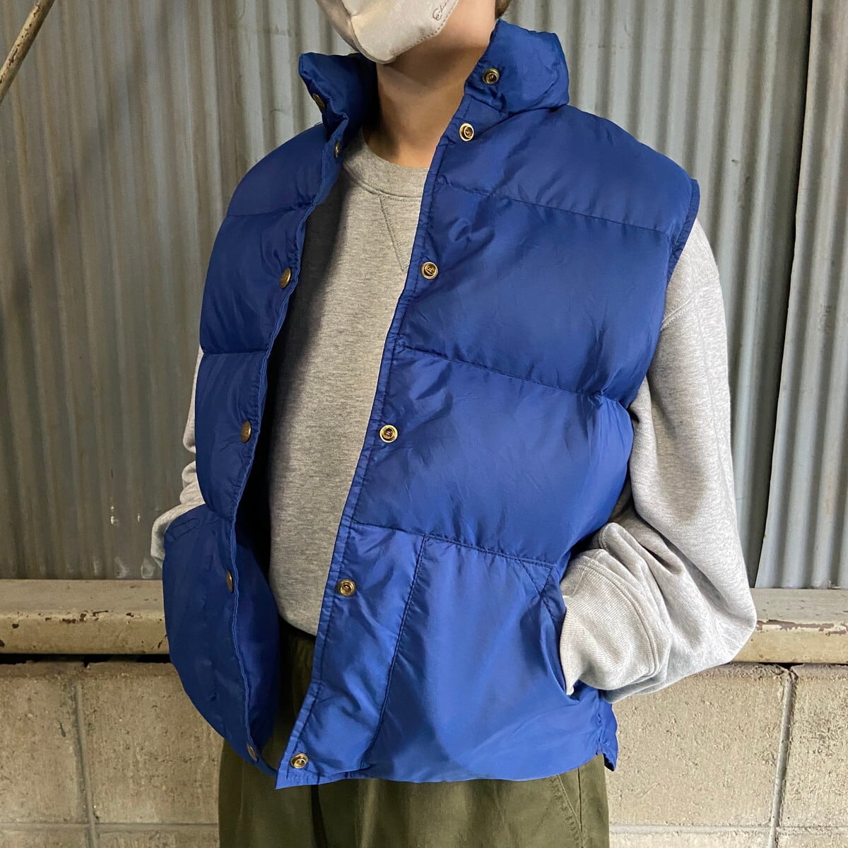 70年代 L.L.Bean エルエルビーン グースダウンベスト レディースM 古着 