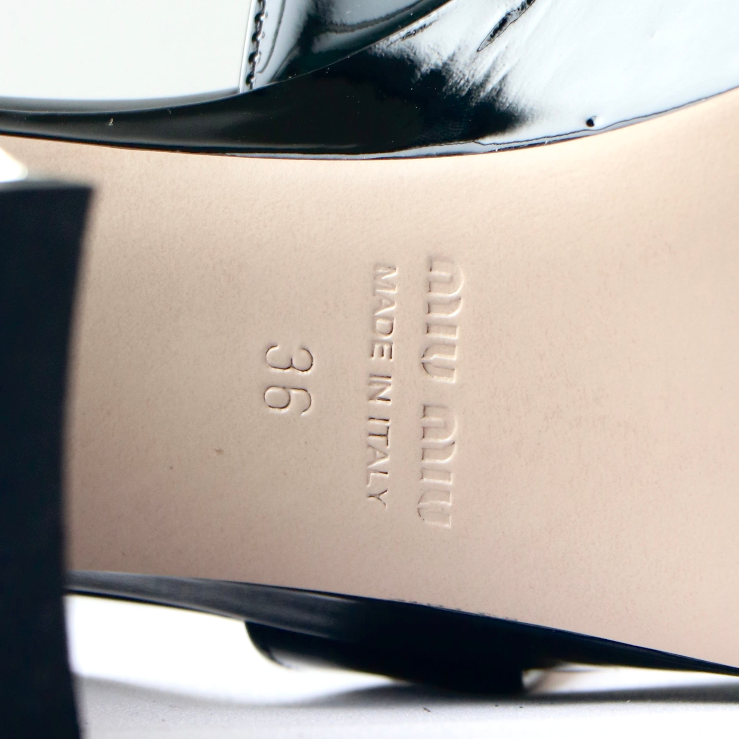 miumiu ビジュー ヒールサンダル パンプス ブラック ミュウミュウ